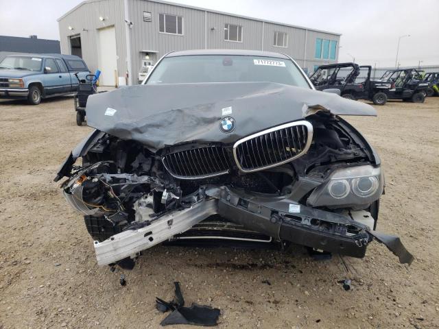 WBAHN83557DT72136 - 2007 BMW 750 GRAY photo 5