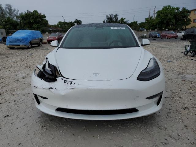 5YJ3E1EA2MF098543 - 2021 TESLA MODEL 3 WHITE photo 5