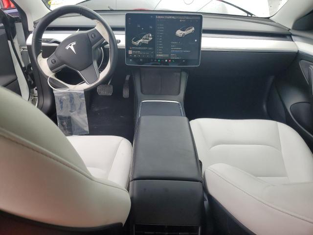 5YJ3E1EA2MF098543 - 2021 TESLA MODEL 3 WHITE photo 8