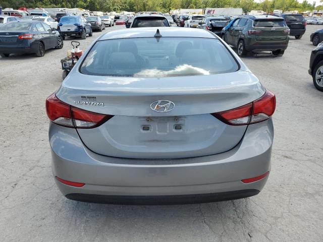 KMHDH4AE6EU141713 - 2014 HYUNDAI ELANTRA SE GRAY photo 6