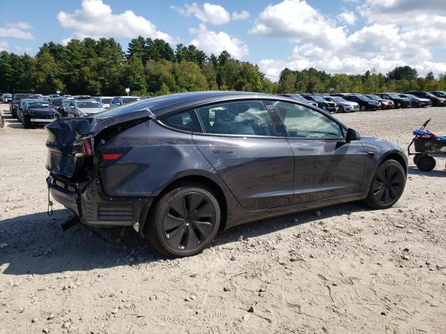 5YJ3E1EA8SF905614 - 2025 TESLA MODEL 3 GRAY photo 3