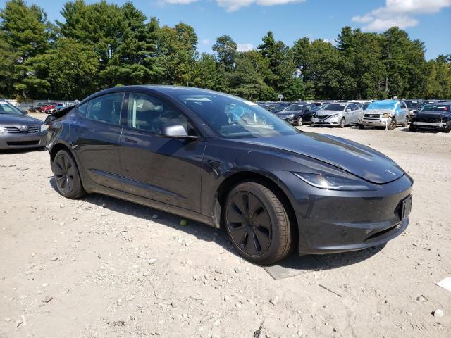 5YJ3E1EA8SF905614 - 2025 TESLA MODEL 3 GRAY photo 4