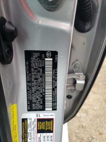 4T1BK1EB6EU090222 - 2014 TOYOTA AVALON BASE 银色 照片 12