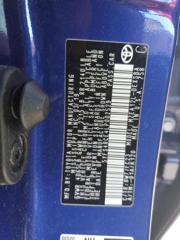 5YFS4RCE4LP002529 - 2020 TOYOTA COROLLA SE ლურჯი ფოტო 12