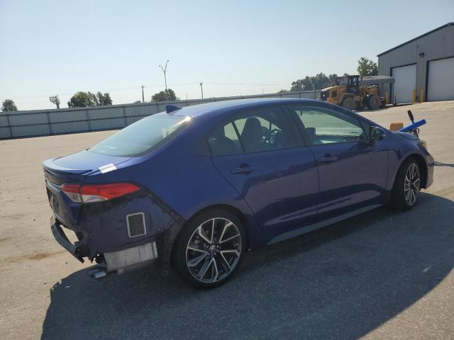 5YFS4RCE4LP002529 - 2020 TOYOTA COROLLA SE ლურჯი ფოტო 3