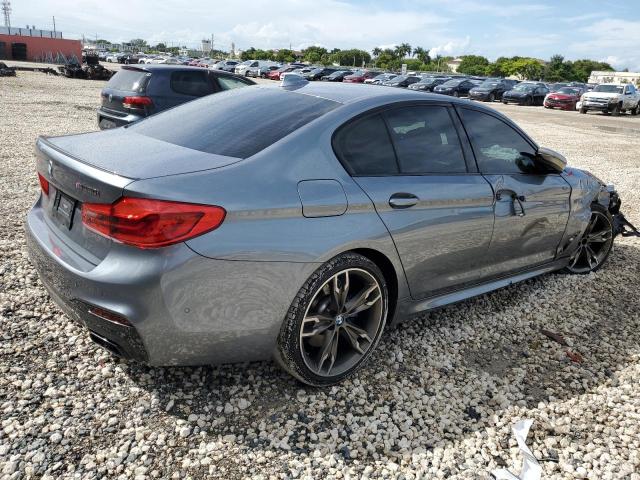 WBAJB9C55KB464416 - 2019 BMW M550XI GRAY photo 3