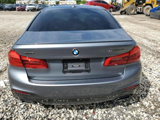 WBAJB9C55KB464416 - 2019 BMW M550XI GRAY photo 6