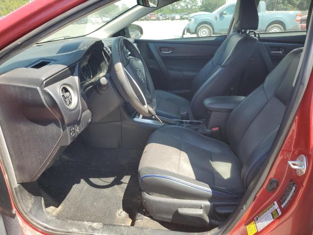 2T1BURHE3JC006352 - 2018 TOYOTA COROLLA L RED photo 7