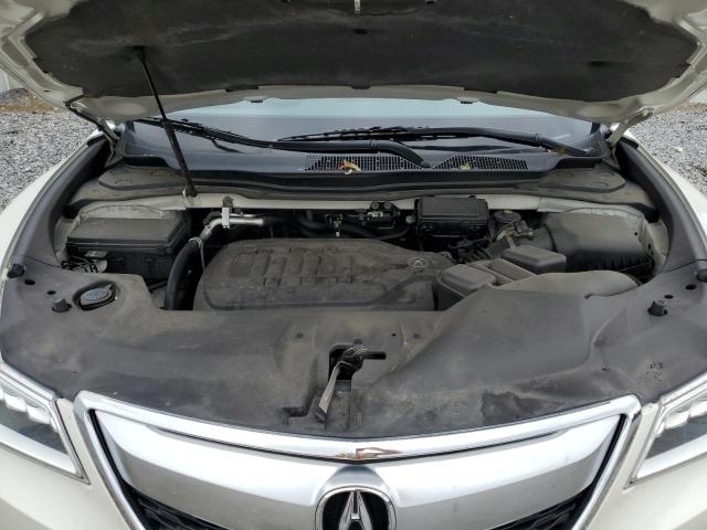 5FRYD4H48FB001900 - 2015 ACURA MDX TECHNOLOGY WHITE photo 12