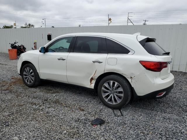 5FRYD4H48FB001900 - 2015 ACURA MDX TECHNOLOGY WHITE photo 2
