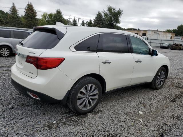 5FRYD4H48FB001900 - 2015 ACURA MDX TECHNOLOGY WHITE photo 3