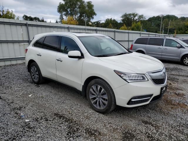 5FRYD4H48FB001900 - 2015 ACURA MDX TECHNOLOGY WHITE photo 4