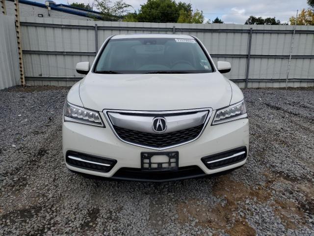 5FRYD4H48FB001900 - 2015 ACURA MDX TECHNOLOGY WHITE photo 5