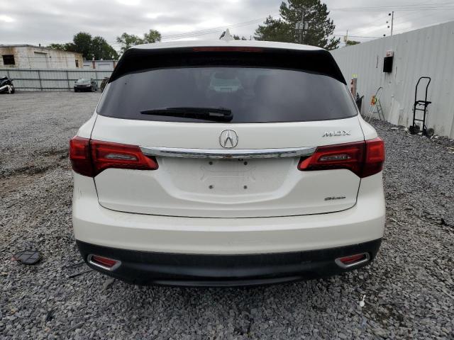 5FRYD4H48FB001900 - 2015 ACURA MDX TECHNOLOGY WHITE photo 6