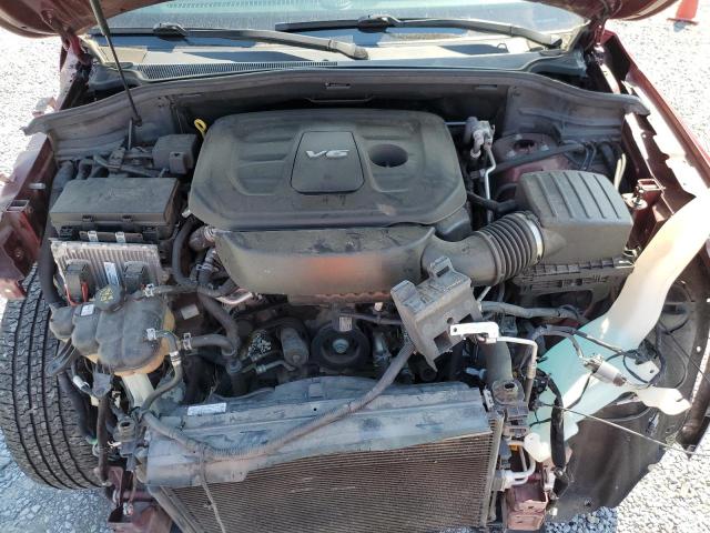 1C4RJEAG2KC603935 - 2019 JEEP GRAND CHER LAREDO Бордовий фото 11