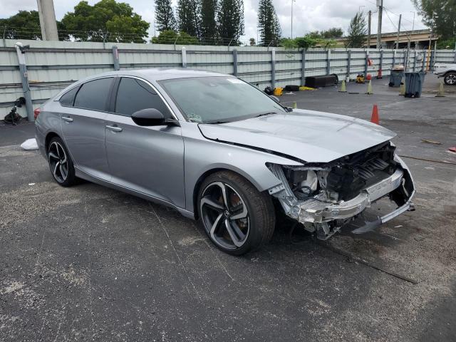 1HGCV1F39MA096055 - 2021 HONDA ACCORD SPORT 银色 照片 4