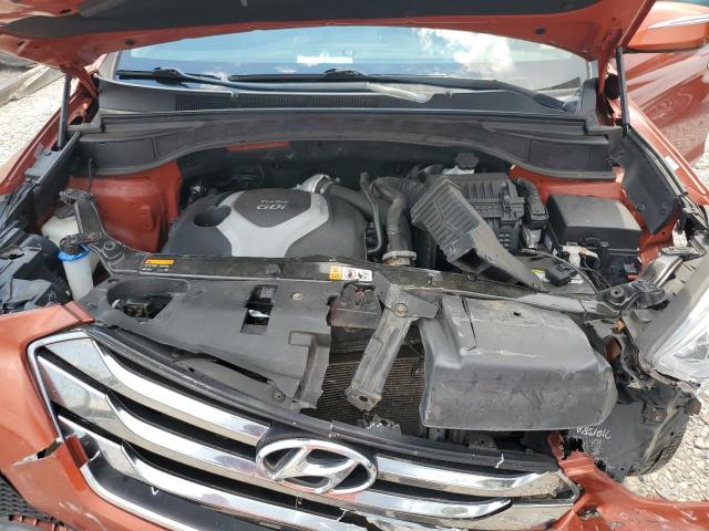 5XYZUDLA6DG109974 - 2013 HYUNDAI SANTA FE S ORANGE photo 12