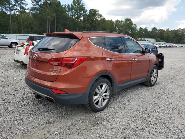 5XYZUDLA6DG109974 - 2013 HYUNDAI SANTA FE S ORANGE photo 3