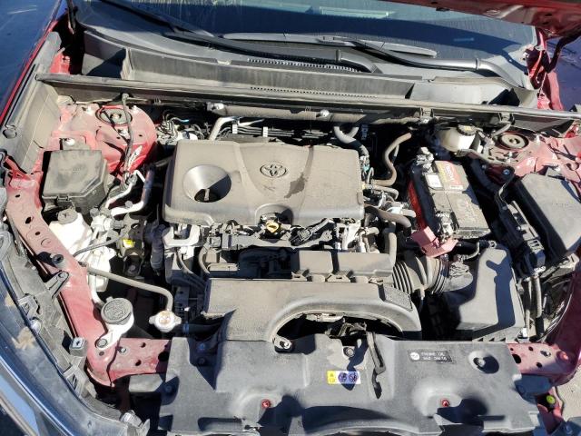 2T3W1RFV7LW095736 - 2020 TOYOTA RAV4 XLE BURGUNDY photo 11