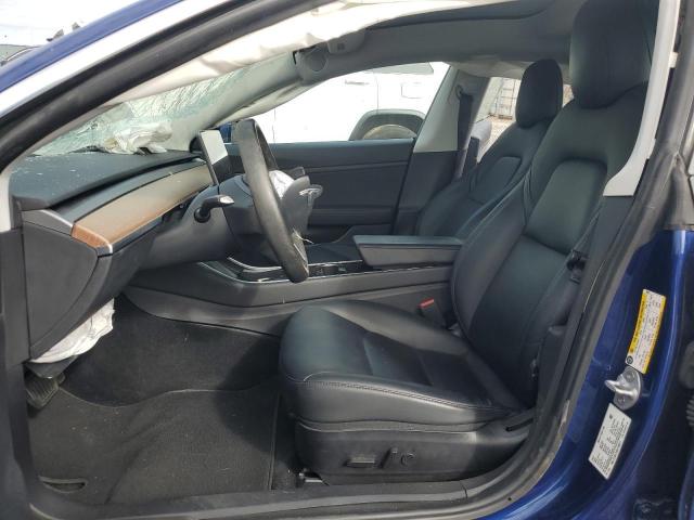 5YJ3E1EA6LF796913 - 2020 TESLA MODEL 3 BLUE photo 7