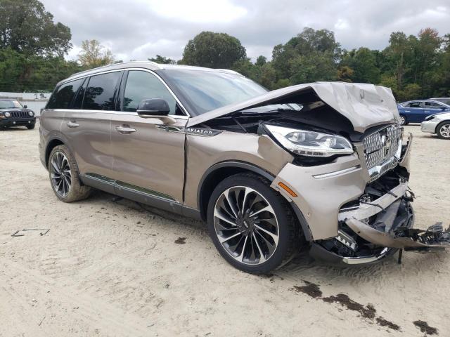 5LM5J7XC4MGL03008 - 2021 LINCOLN AVIATOR RESERVE Qəhvəyi foto 4
