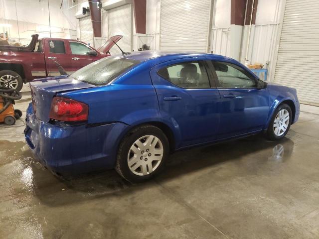 1C3CDZAB6DN622914 - 2013 DODGE AVENGER SE BLUE photo 3