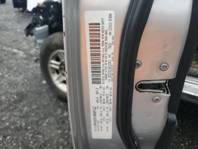 3D7UT2CL0AG123911 - 2010 DODGE RAM 2500 SILVER photo 12