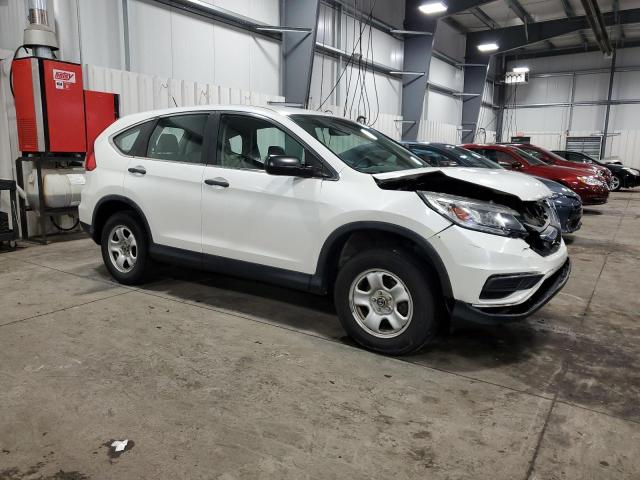 5J6RM4H32FL005767 - 2015 HONDA CR-V LX WHITE photo 4