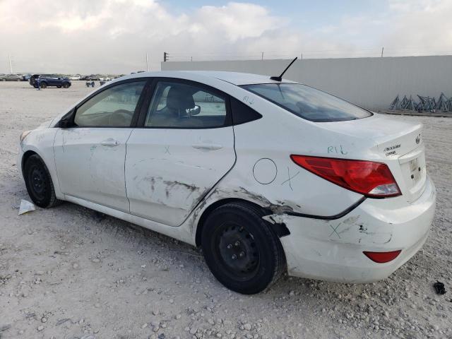 KMHCT4AE7GU084662 - 2016 HYUNDAI ACCENT SE WHITE photo 2