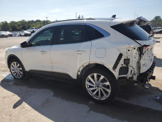 1FMCU9J92MUA30470 - 2021 FORD ESCAPE TITANIUM WHITE photo 2