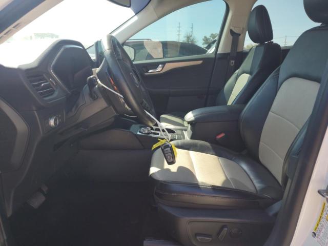 1FMCU9J92MUA30470 - 2021 FORD ESCAPE TITANIUM WHITE photo 7