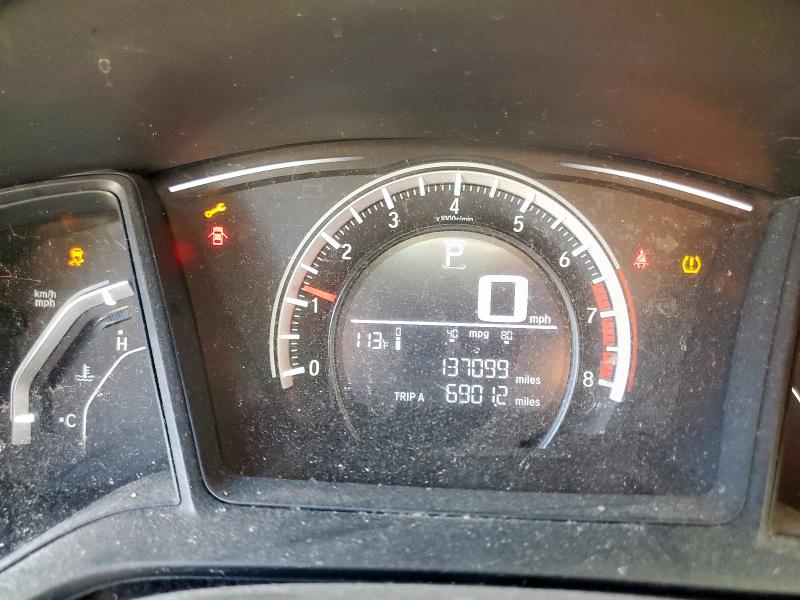 SHHFK7H28HU203250 - 2017 HONDA CIVIC LX WHITE photo 9