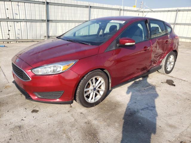 1FADP3K24GL386515 - 2016 FORD FOCUS SE RED photo 1
