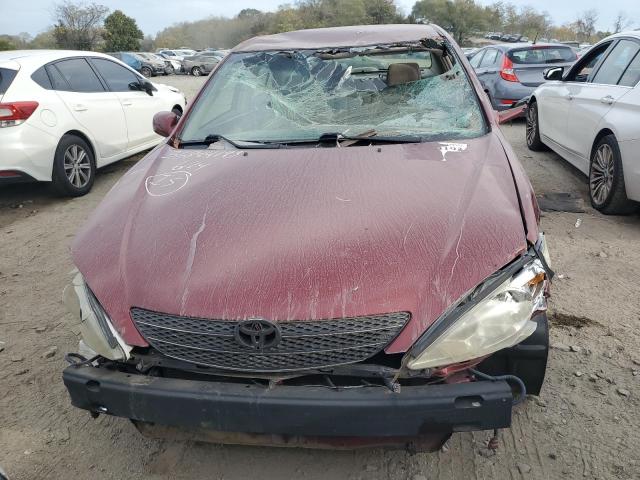 4T1BE32K12U106619 - 2002 TOYOTA CAMRY LE BURGUNDY photo 5