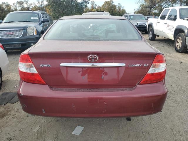 4T1BE32K12U106619 - 2002 TOYOTA CAMRY LE BURGUNDY photo 6