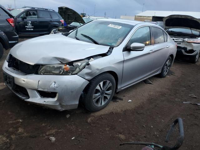 1HGCR2F3XDA109843 - 2013 HONDA ACCORD LX SILVER photo 1