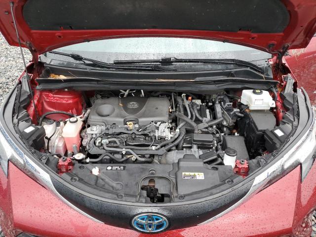 5TDYRKEC9MS066959 - 2021 TOYOTA SIENNA XLE RED photo 12