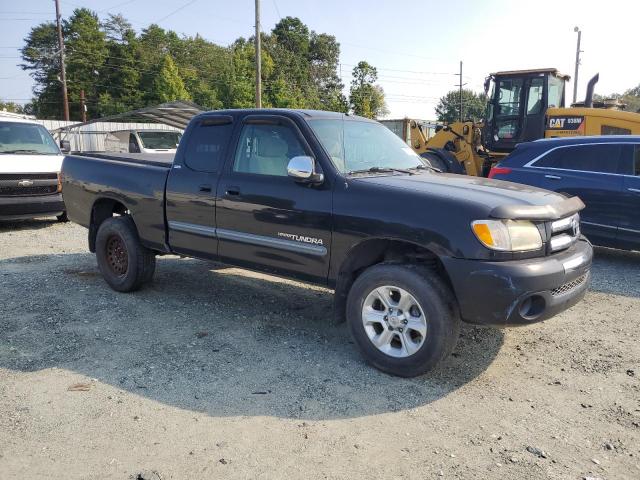 5TBBN44133S387125 - 2003 TOYOTA TUNDRA ACCESS CAB SR5 BLACK photo 4