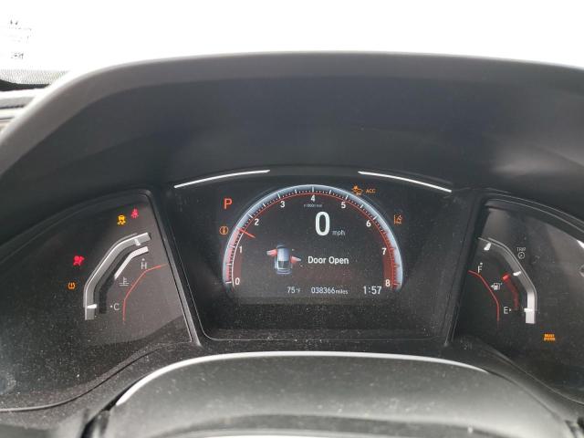 SHHFK7H40KU203218 - 2019 HONDA CIVIC SPORT ნაცრისფერი ფოტო 9