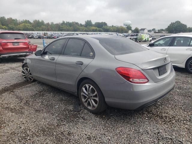 55SWF4KB5HU223290 - 2017 MERCEDES-BENZ C 300 4MATIC CHARCOAL photo 2