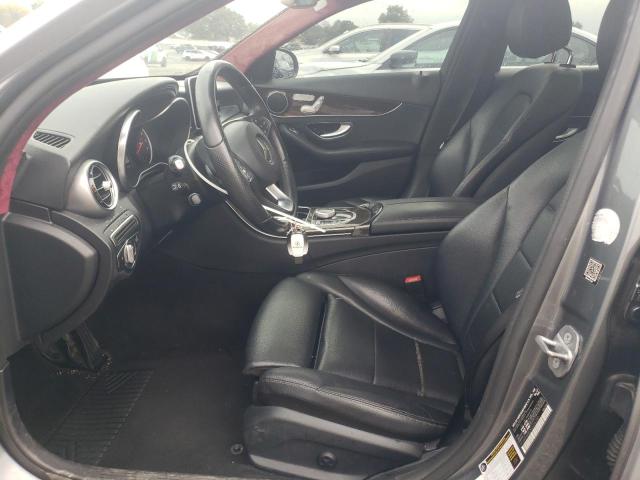 55SWF4KB5HU223290 - 2017 MERCEDES-BENZ C 300 4MATIC CHARCOAL photo 7