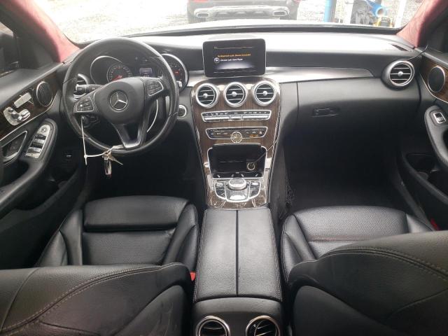55SWF4KB5HU223290 - 2017 MERCEDES-BENZ C 300 4MATIC CHARCOAL photo 8