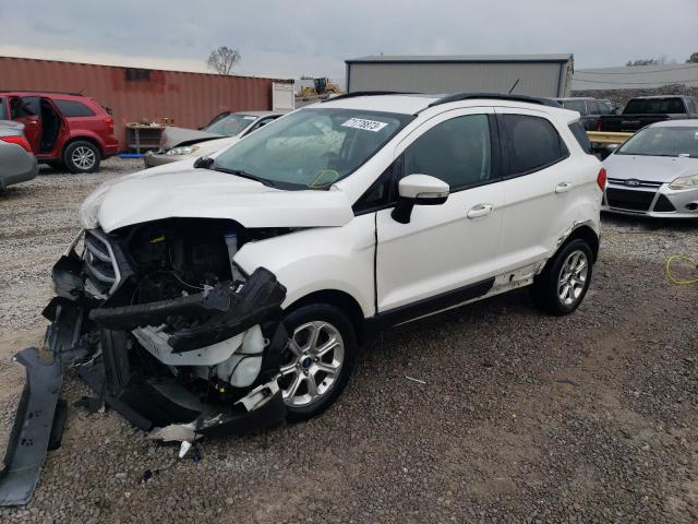 MAJ3S2GE7KC309704 - 2019 FORD ECOSPORT SE WHITE photo 1
