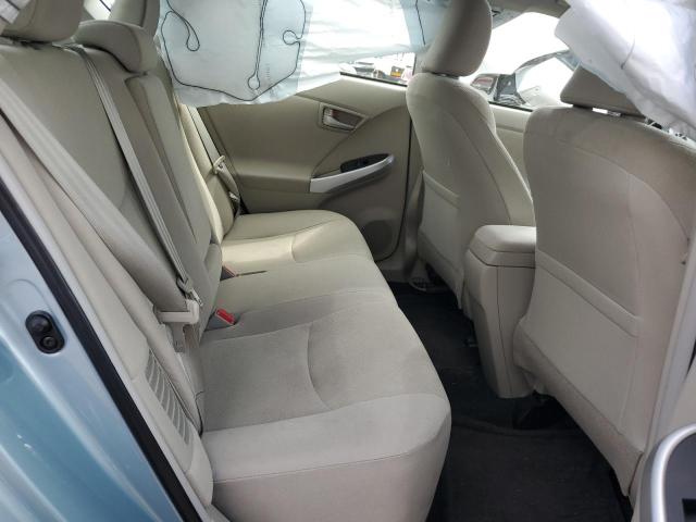 JTDKN3DU2F1906341 - 2015 TOYOTA PRIUS TURQUOISE photo 10