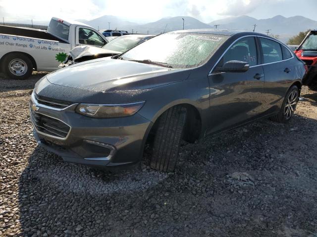 1G1ZE5ST2GF256637 - 2016 CHEVROLET MALIBU LT CHARCOAL photo 1