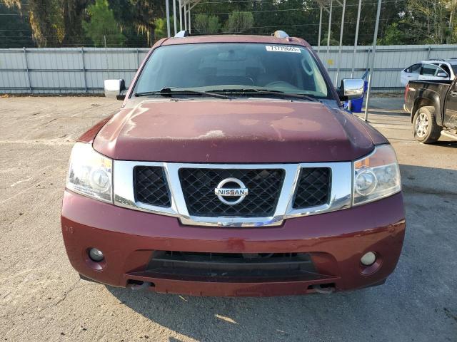 5N1BA0NF9BN607275 - 2011 NISSAN ARMADA PLATINUM RED photo 5