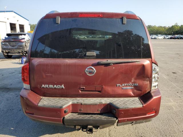 5N1BA0NF9BN607275 - 2011 NISSAN ARMADA PLATINUM RED photo 6