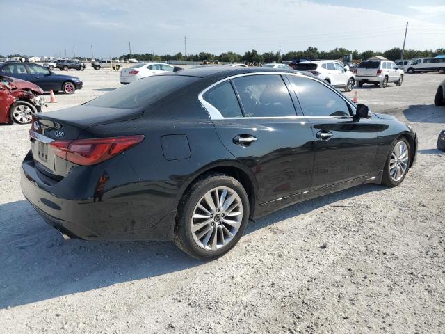 JN1EV7AR0JM432291 - 2018 INFINITI Q50 LUXE BLACK photo 3