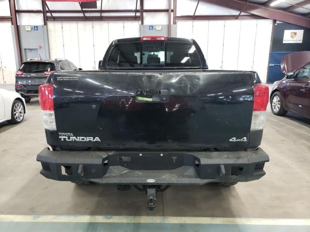 5TFUY5F19AX148695 - 2010 TOYOTA TUNDRA DOUBLE CAB SR5 BLACK photo 6