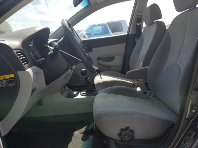 KMHCN46C09U321979 - 2009 HYUNDAI ACCENT GLS CHARCOAL photo 7